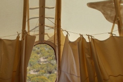 View from Inside a Tipi